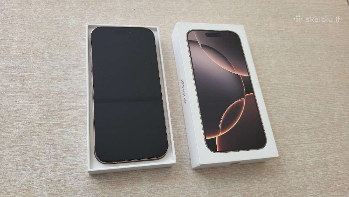 Nupirksiu Arba Paimsiu Užstatu Apple iPhone 16 Pro