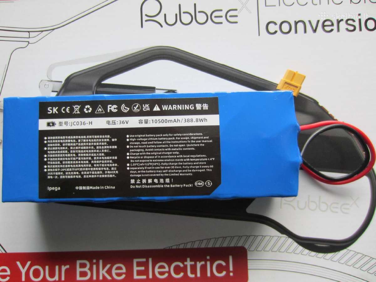Rubbee X - elektrine dviracio pavara - nuotraukos Nr. 4