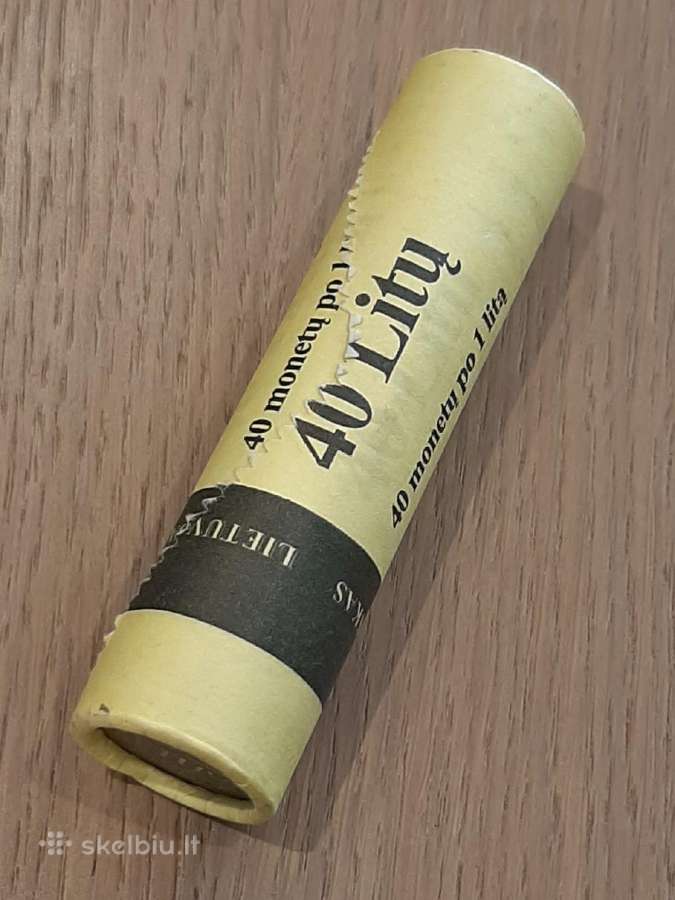 1 lito 2011 metų ritinėlis krepšiniui (Unc) - nuotraukos Nr. 2