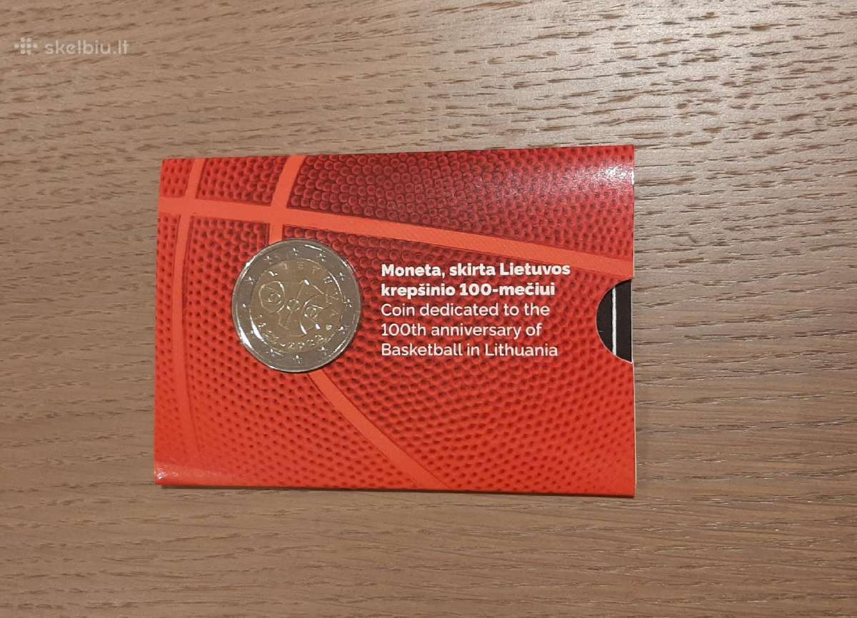 Lietuvos krepšinio 100-mečiui skirtos moneta 2e Bu