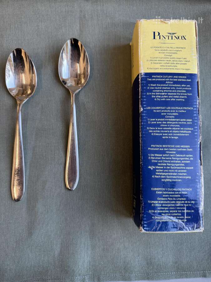 Pintinox šaukštai 31vnt .Ilgis 21cm .0.4€