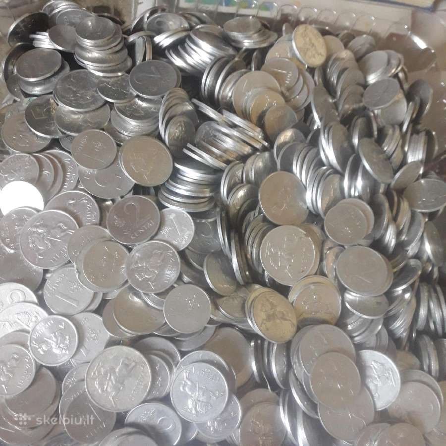 Parduodu litu ir centu monetas