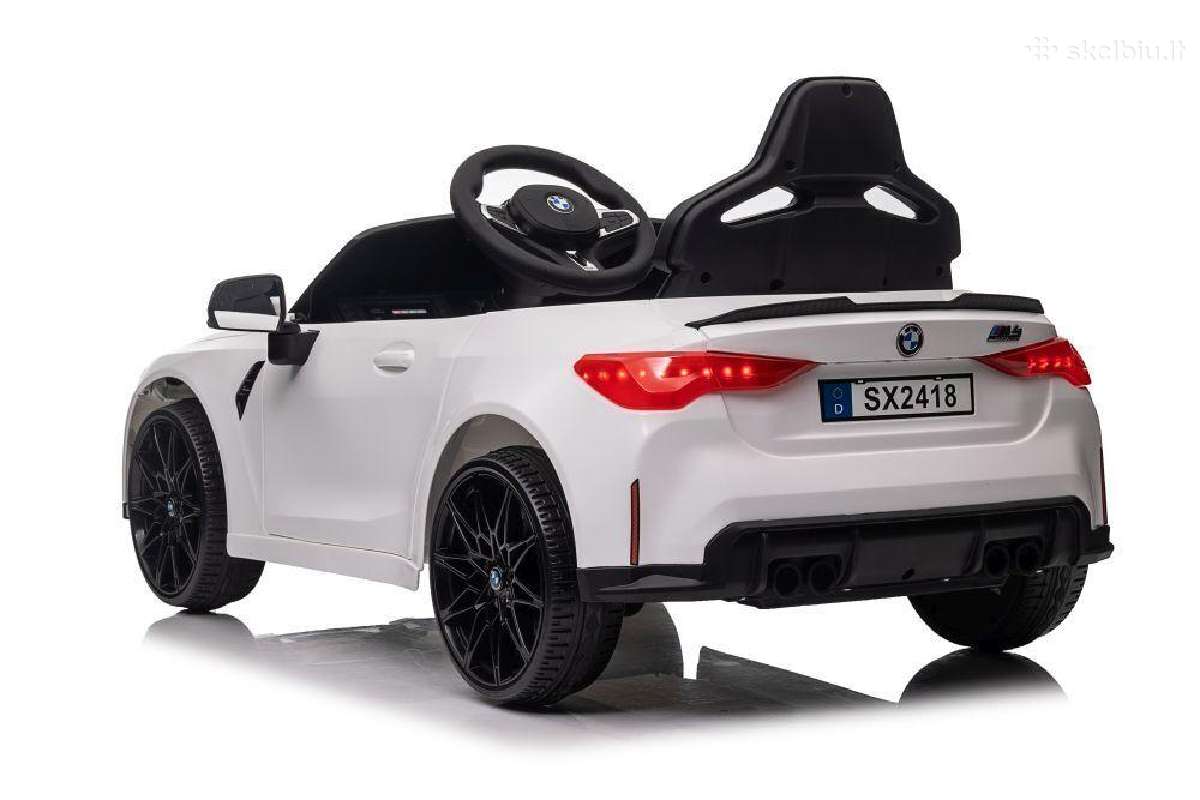 Vienvietis Elektromobilis Vaikams Bmw M4 12v 14ah - nuotraukos Nr. 7