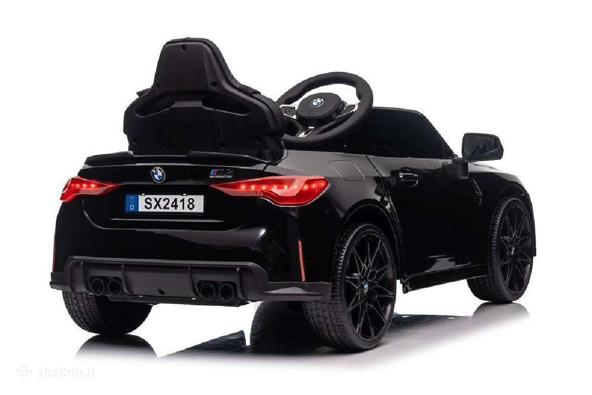 Vienvietis Elektromobilis Vaikams Bmw M4 12v 14ah - nuotraukos Nr. 10