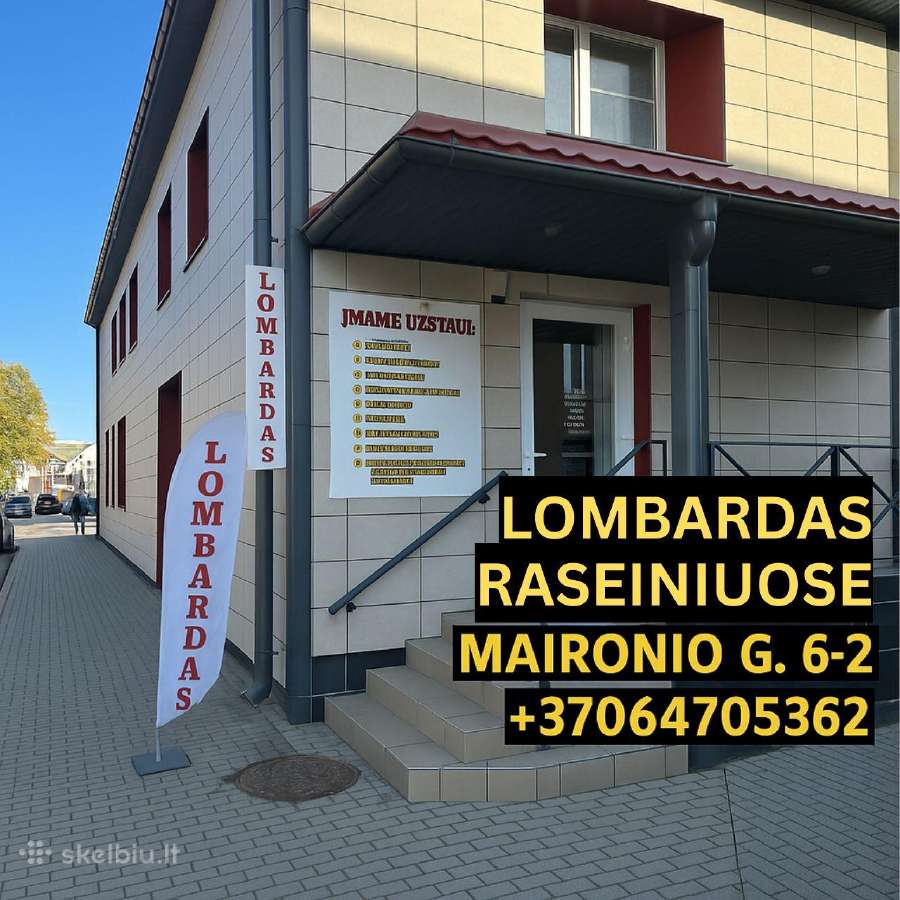 Lombardas Raseiniuose Maironio g. 6-2