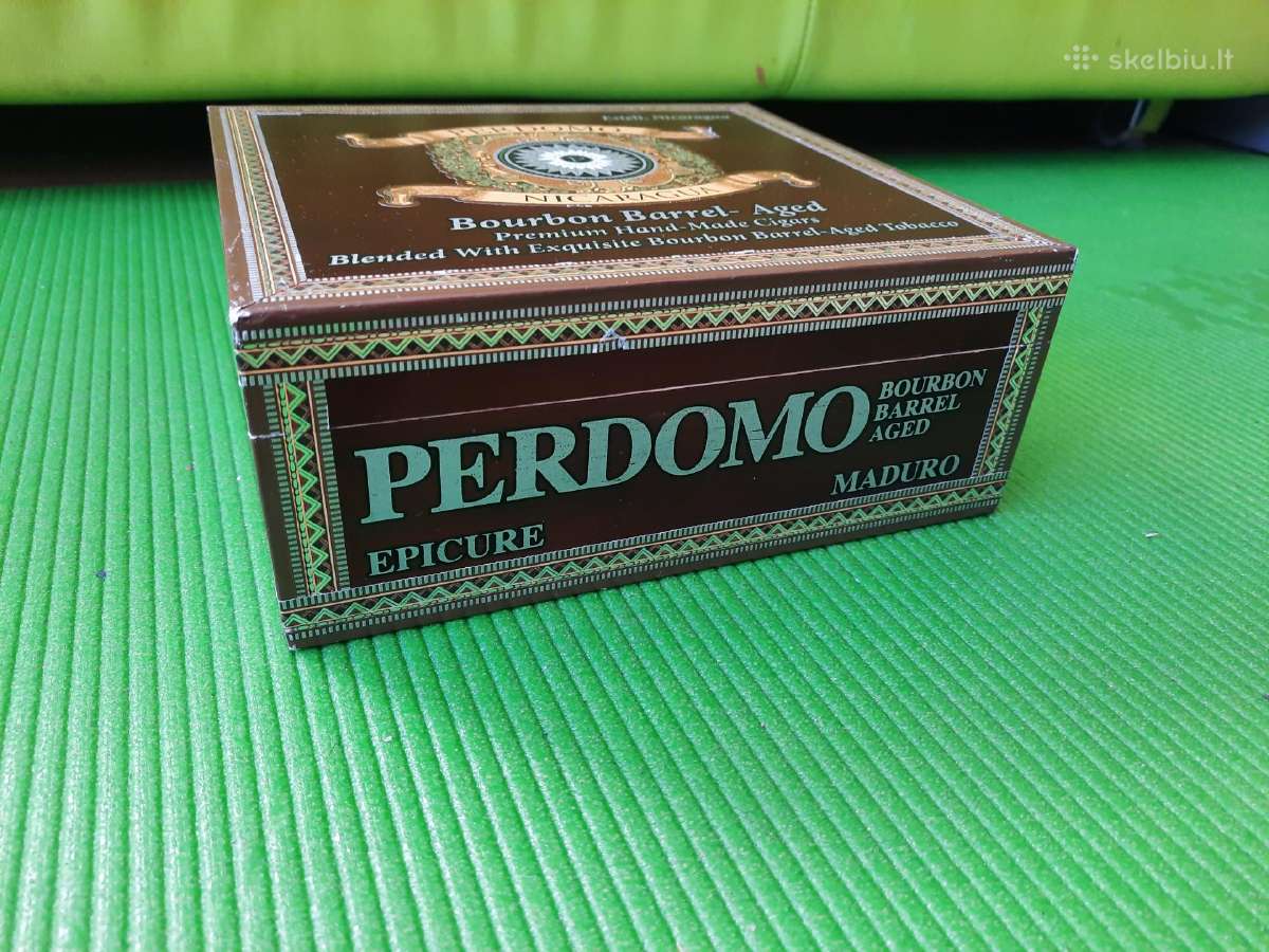 100. Cigarų dėžė Perdomo Bourbon Barrel Aged Madu - nuotraukos Nr. 4