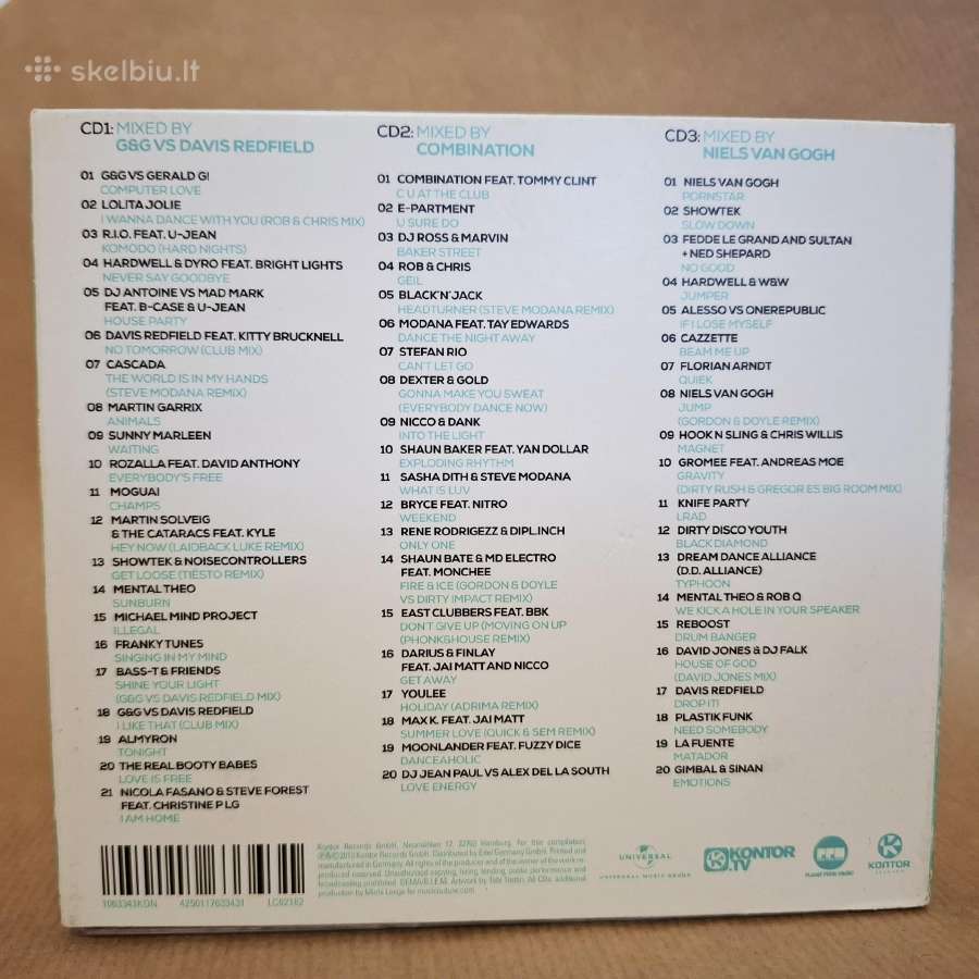 Kontor - You Love Music (3XCd, rinkinys miksas) - nuotraukos Nr. 3