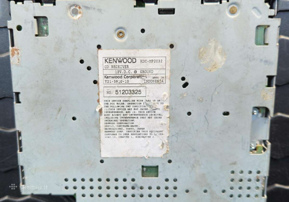 CD grotuvas Kenwood Kdc-mp2032 - nuotraukos Nr. 4