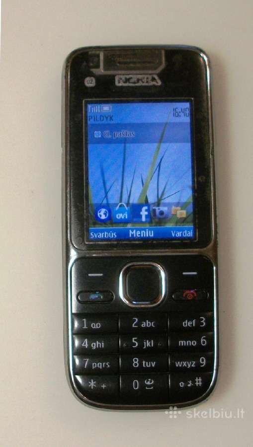 Nokia C2-01, C2-02 telefonai - nuotraukos Nr. 2