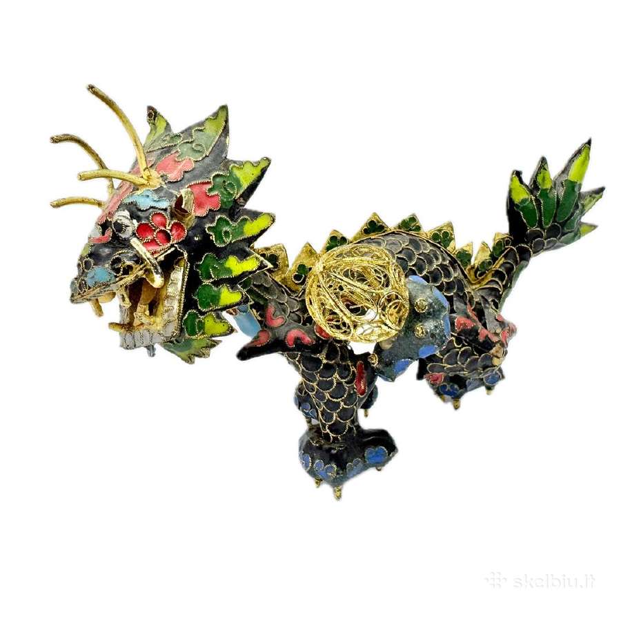 Cloisonne Chinese Dragon - nuotraukos Nr. 2