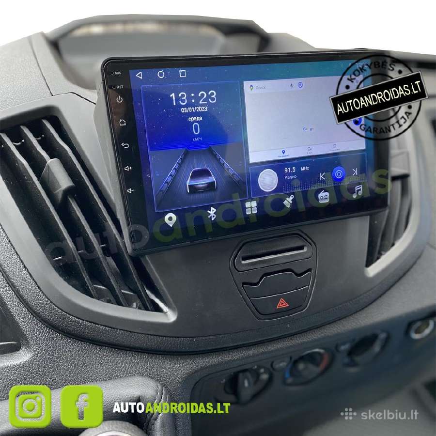 Ford Transit Custom 2012-21 Android multimedija