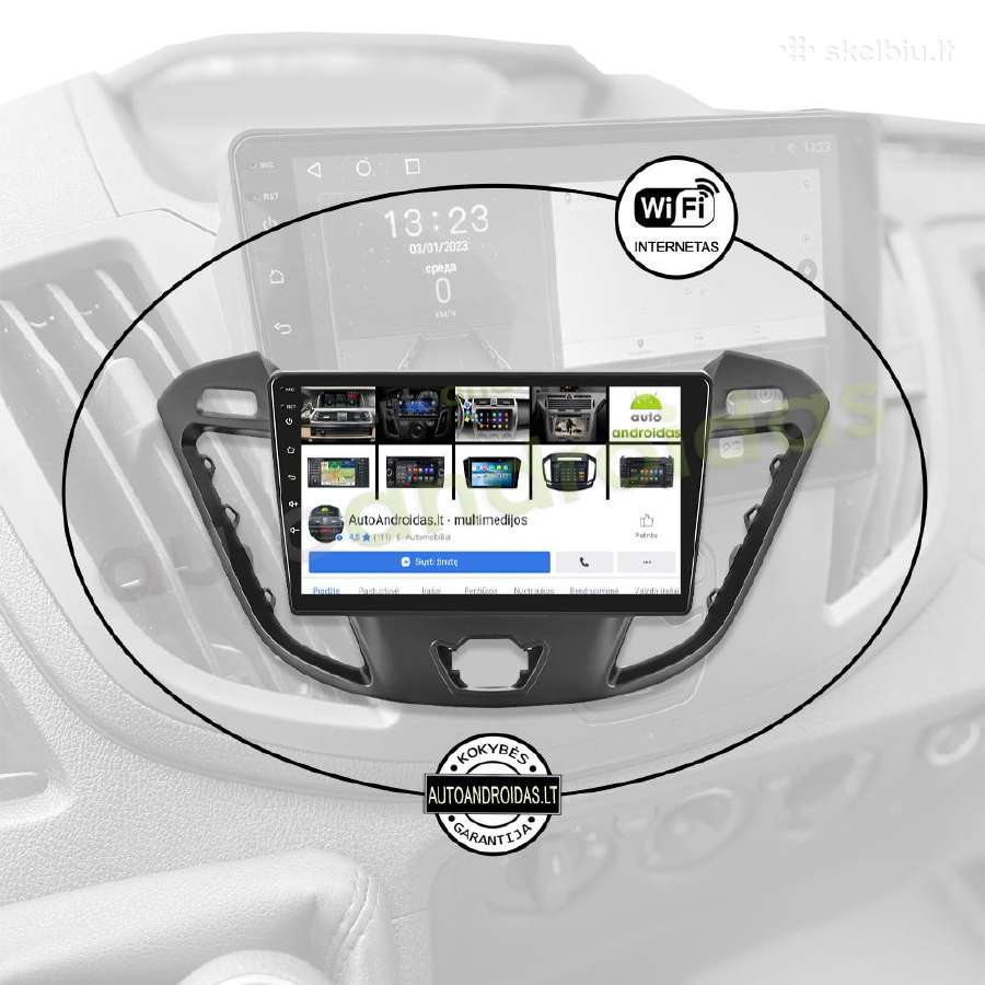 Ford Transit Custom 2012-21 Android multimedija - nuotraukos Nr. 3
