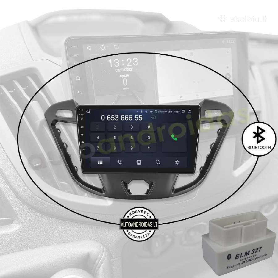 Ford Transit Custom 2012-21 Android multimedija - nuotraukos Nr. 5