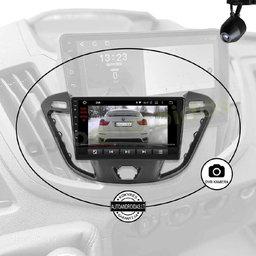 Ford Transit Custom 2012-21 Android multimedija - nuotraukos Nr. 8