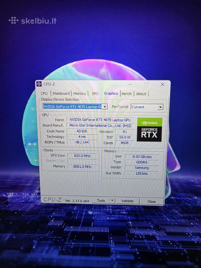 Msi Stealth 16 AL Studio A1vgg - nuotraukos Nr. 2