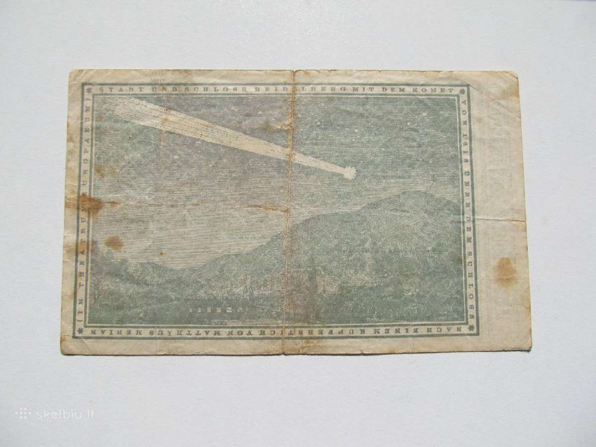 1 milijonas markiu ,Heidelberg Vokietija , 1923 . - nuotraukos Nr. 2