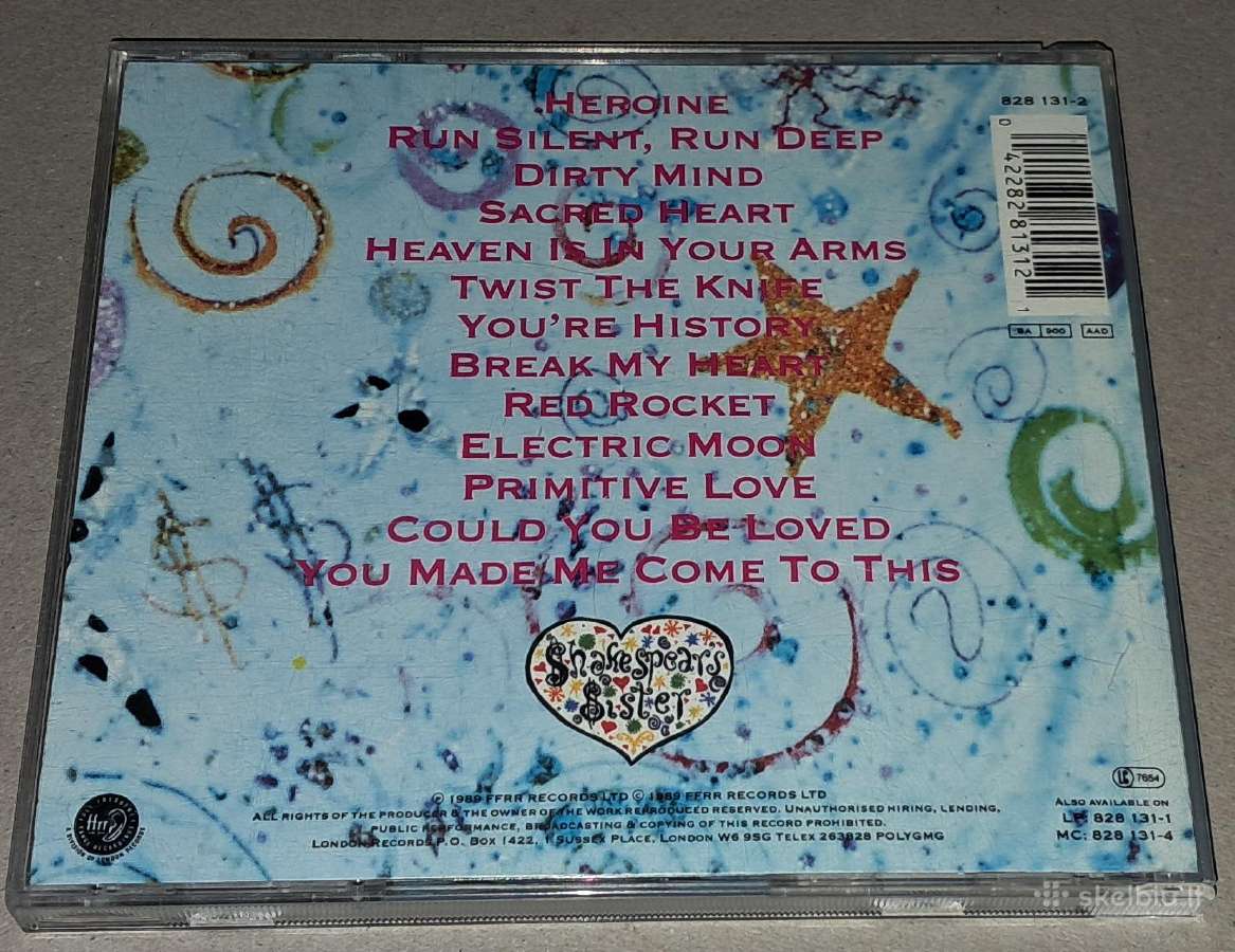 Shakespear's Sister – Sacred Heart (Audio CD) - nuotraukos Nr. 2
