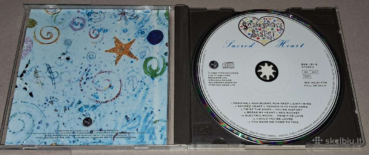 Shakespear's Sister – Sacred Heart (Audio CD) - nuotraukos Nr. 3