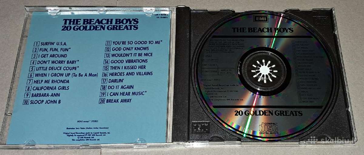 The Beach Boys – 20 Golden Greats (Audio CD) - nuotraukos Nr. 3