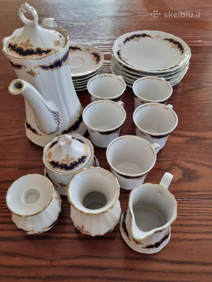 Parduodamas, porceleninis indu rinkinys. - nuotraukos Nr. 2