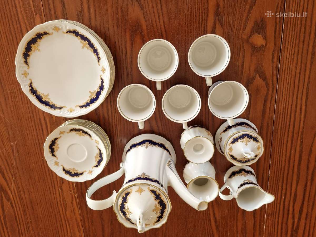 Parduodamas, porceleninis indu rinkinys. - nuotraukos Nr. 16