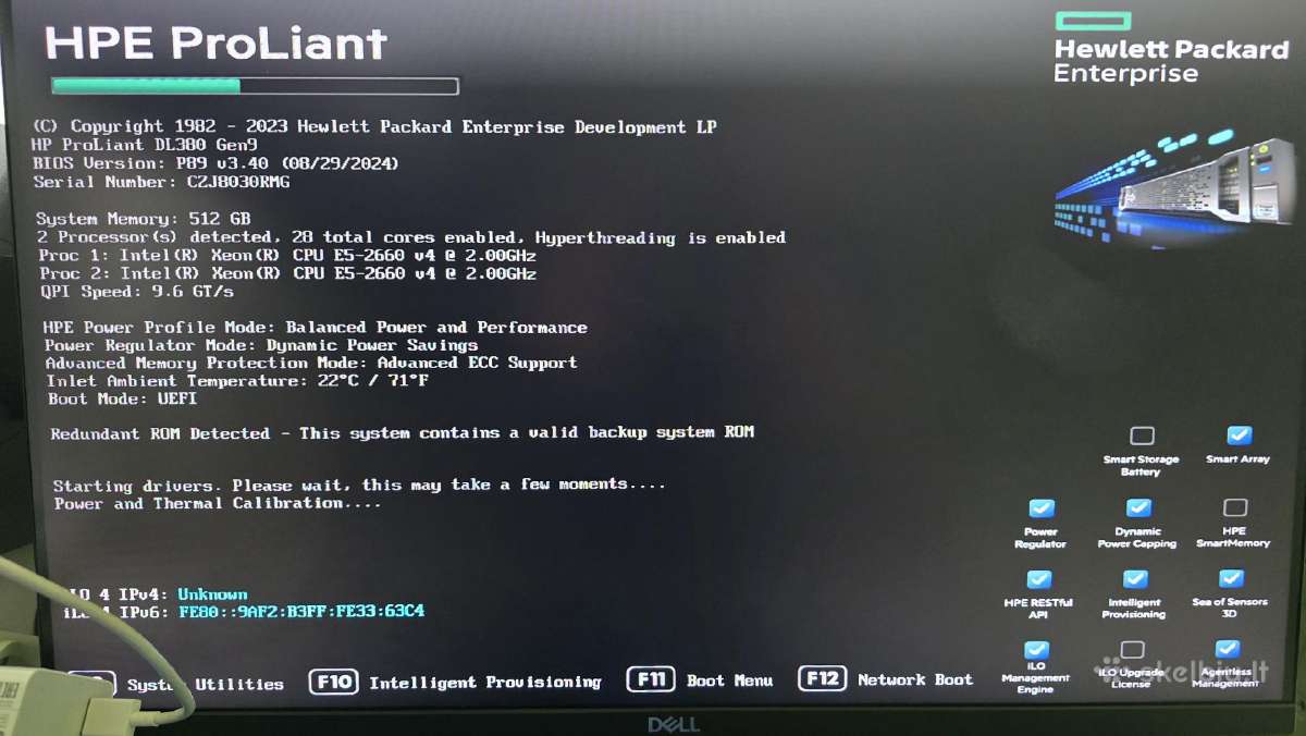 Hpe Dl380 Gen9 G9 2x E5-2660 V4 26x 2.5 Sff - nuotraukos Nr. 16