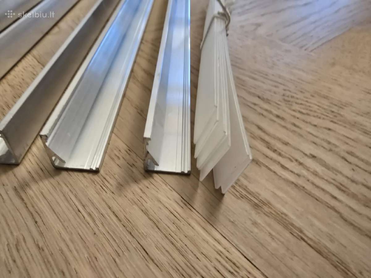 Aliuminio LED tvirtinimo profiliai su difuzoriais - nuotraukos Nr. 8
