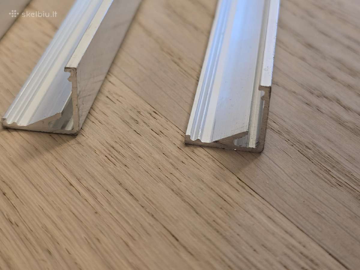 Aliuminio LED tvirtinimo profiliai su difuzoriais - nuotraukos Nr. 11