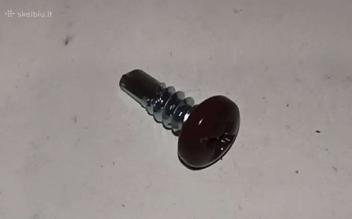 Medvaržčiai N 4,2x13 Zn Ral8017 1000 vnt.