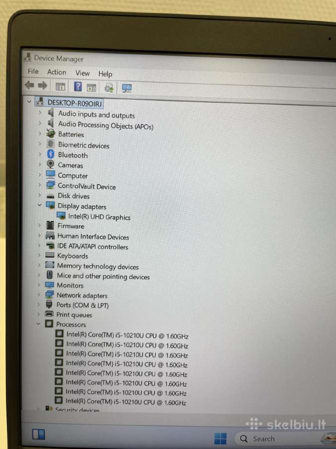 Dell Latitude 5410 i5-10210u 16 GB RAM 256 GB SSD - nuotraukos Nr. 7