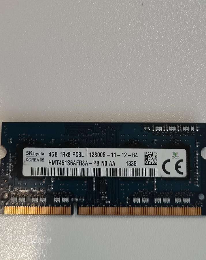 Nešiojamų kompiuterių Ddr3 RAM