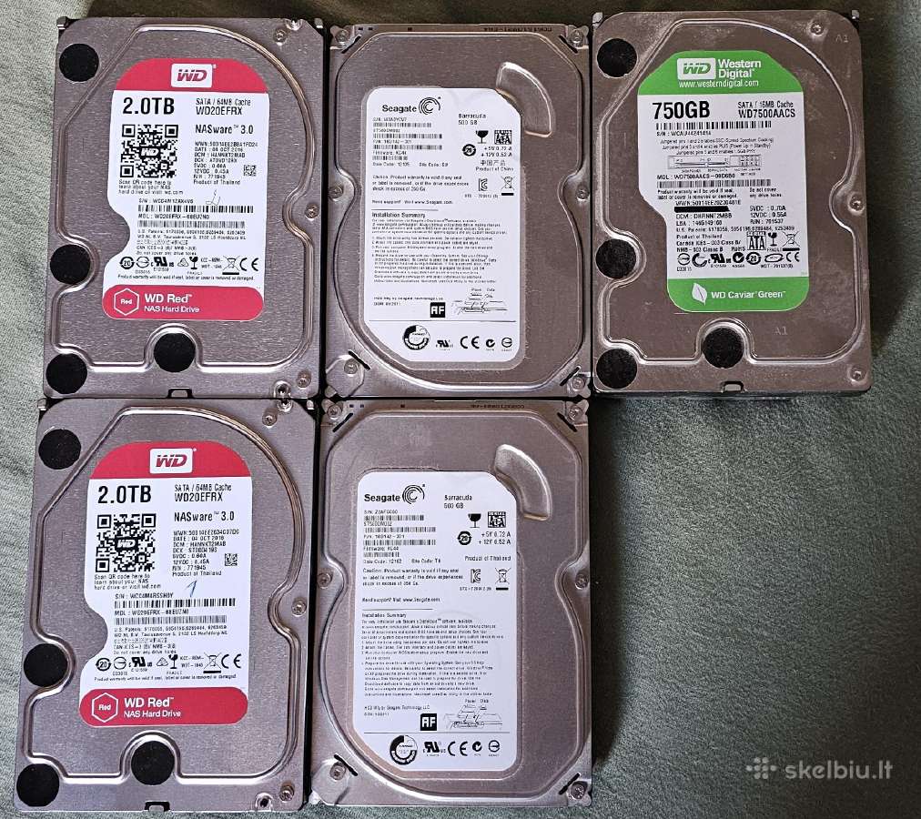 HDD 500gb, 750gb