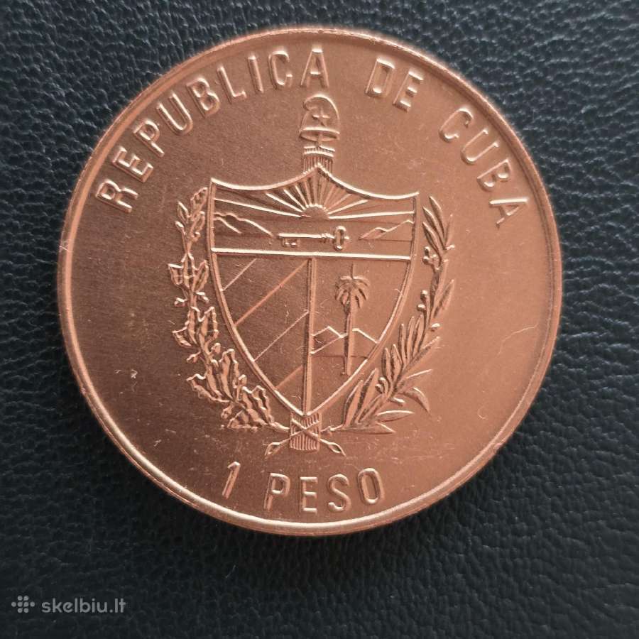 Kuba Cuba 1994 1 peso Montecristi Manifesto Cu Unc - nuotraukos Nr. 2