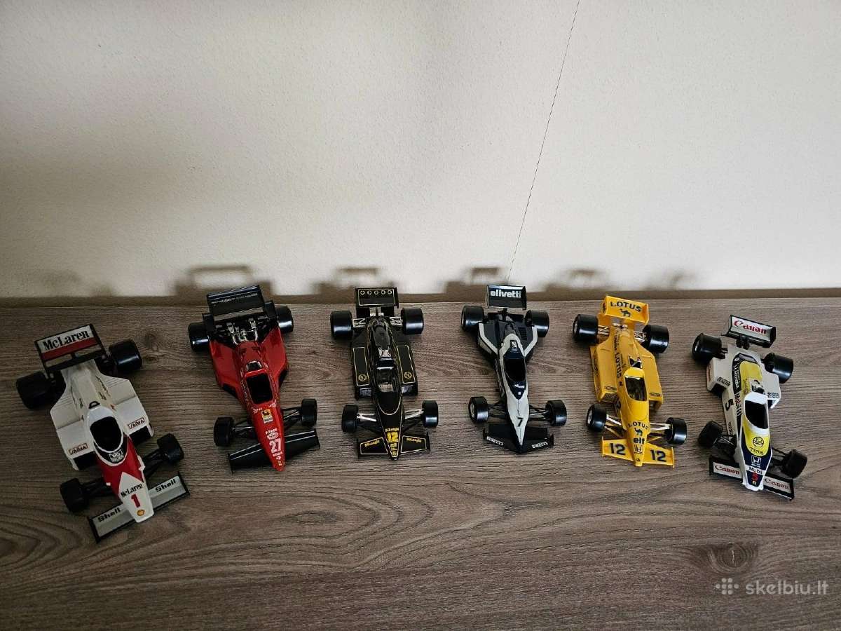 F1 modeliukai Formula 1 formule 1 modeliai