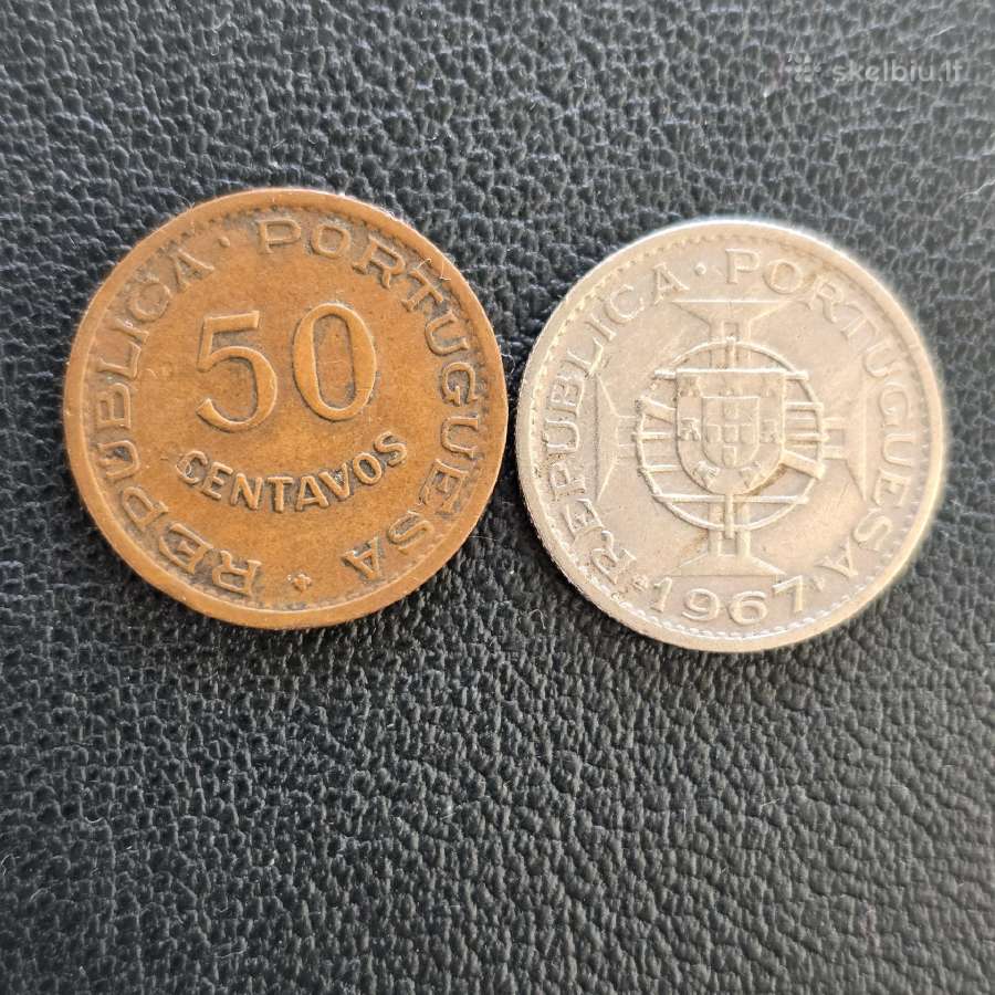 Angola 1961 50 centavos, 1967 2,5 escudos - nuotraukos Nr. 2