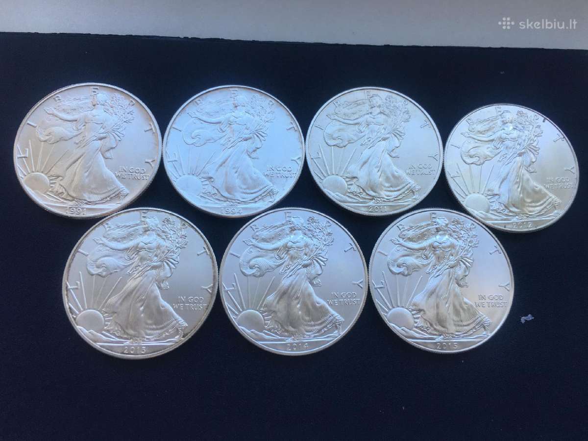 Investicinis sidabras (1oz 999) - nuotraukos Nr. 4