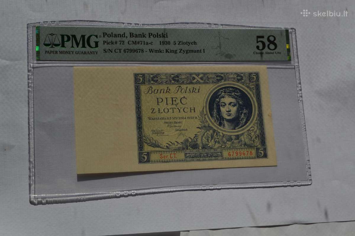 5 Zlotai 1930 m.