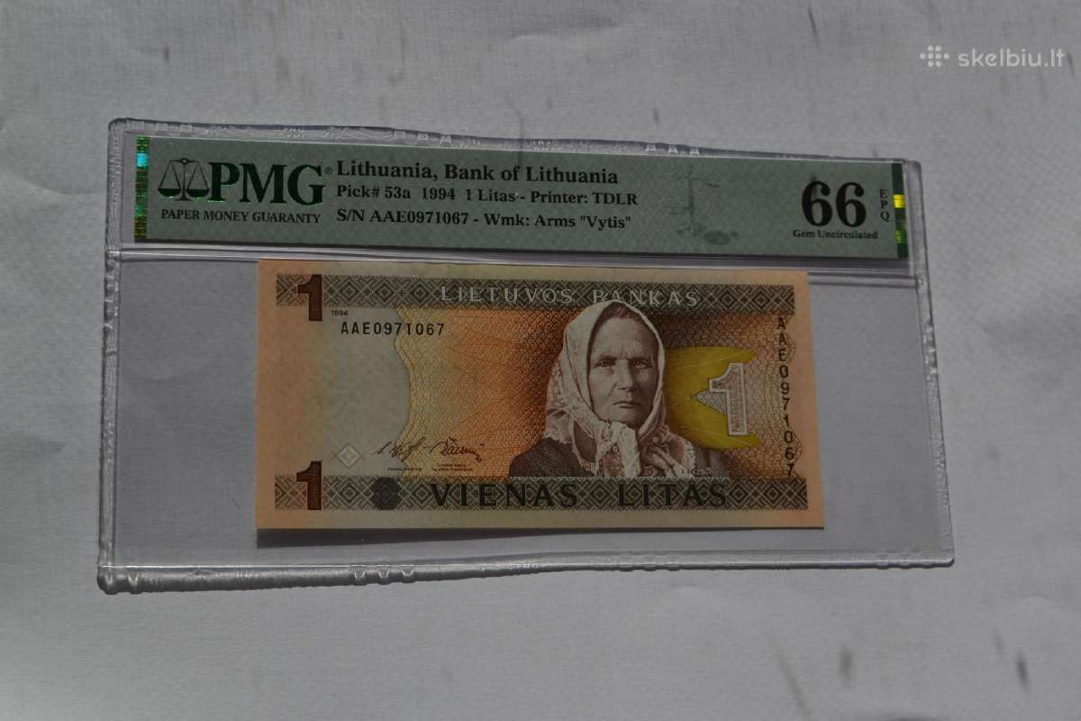 1 litas 1994 m.zemaite .