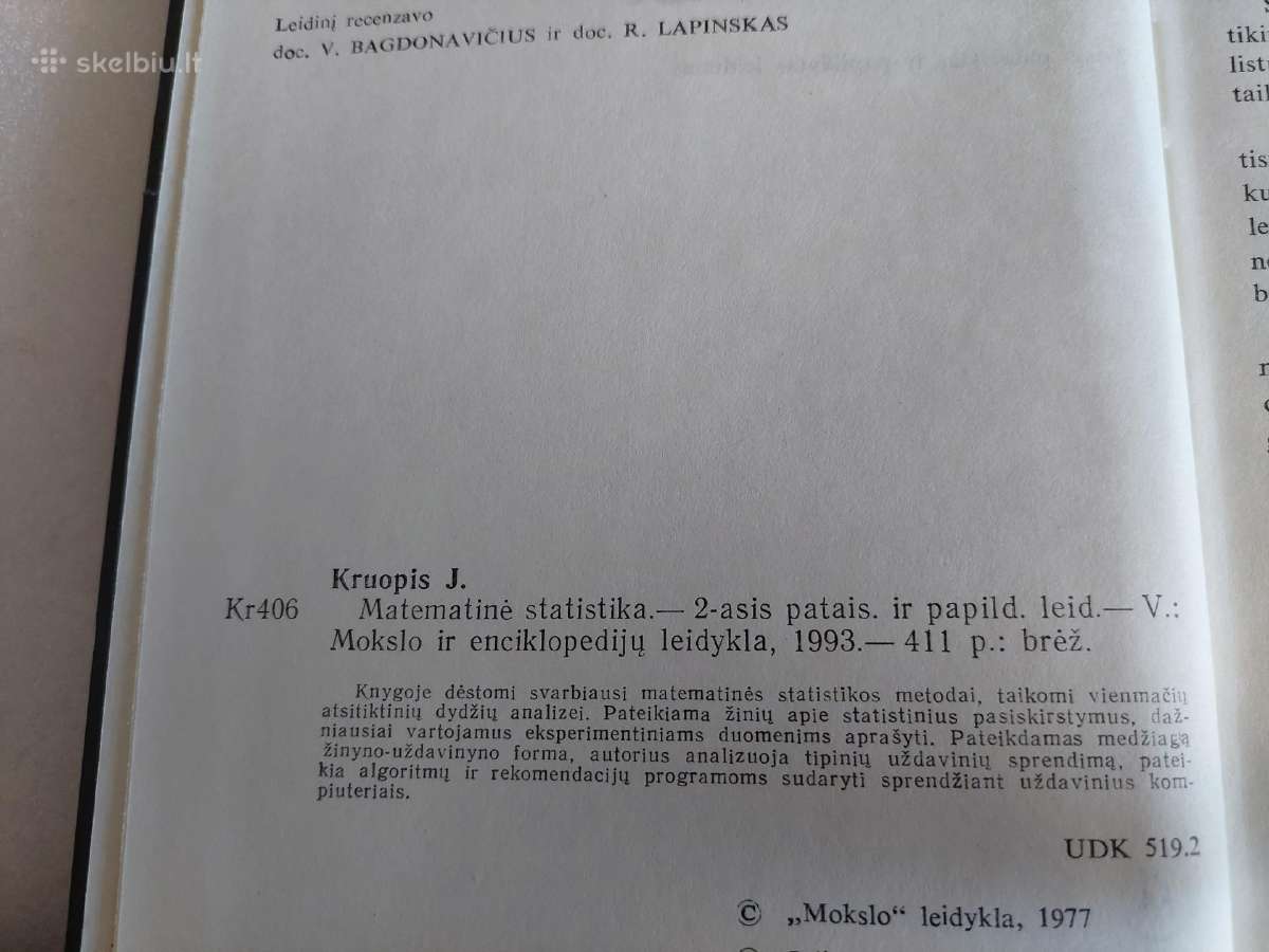 Matematinė statistika - nuotraukos Nr. 3
