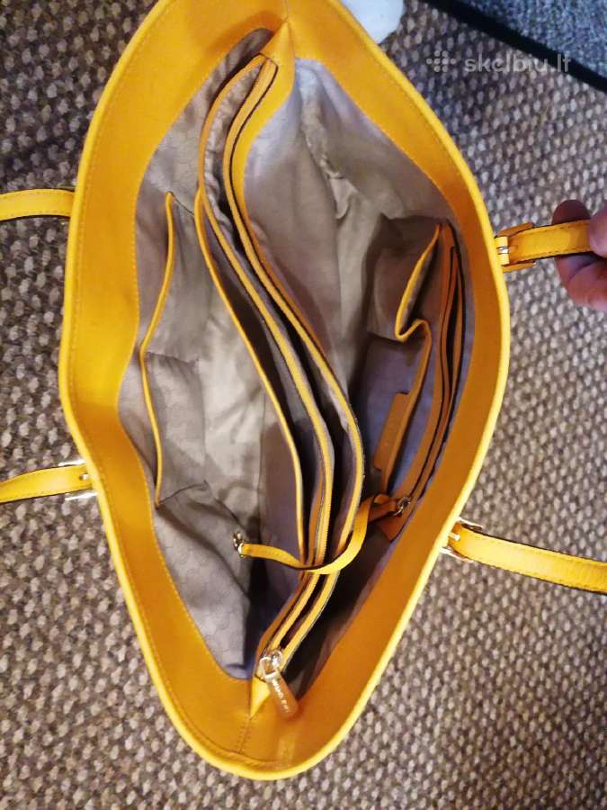 Michael Kors geltonos spalvos tašė - nuotraukos Nr. 3
