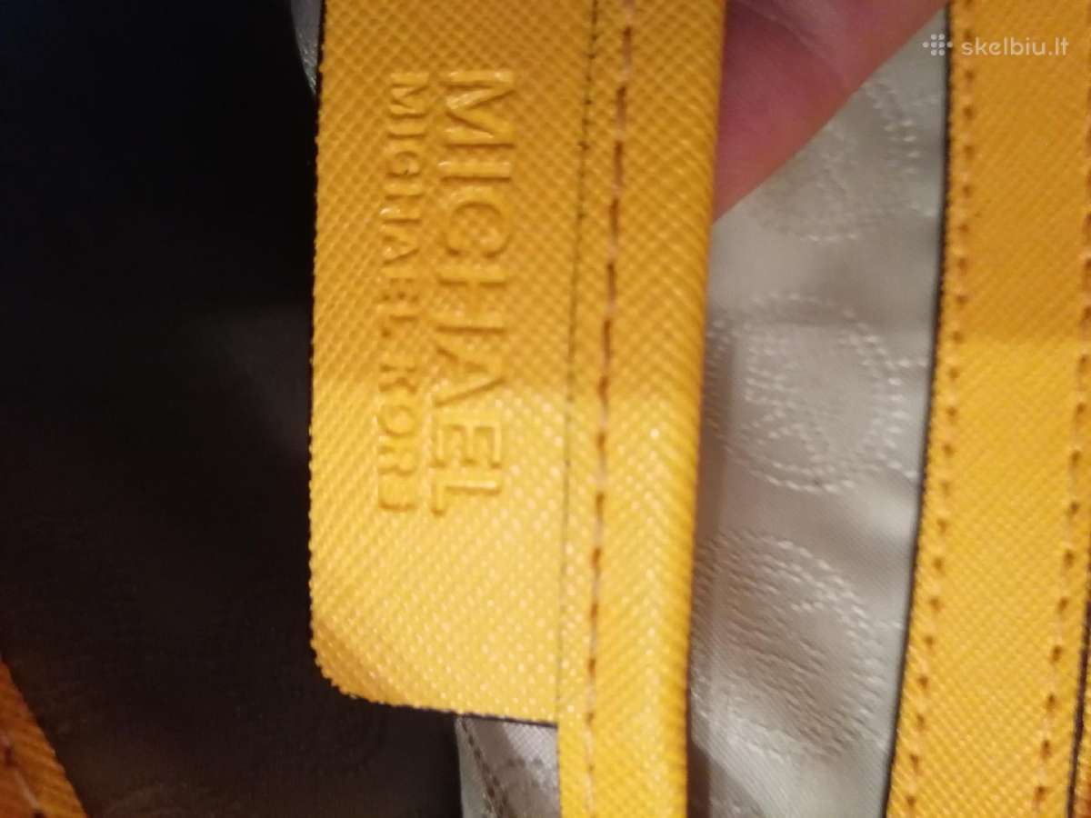 Michael Kors geltonos spalvos tašė - nuotraukos Nr. 4