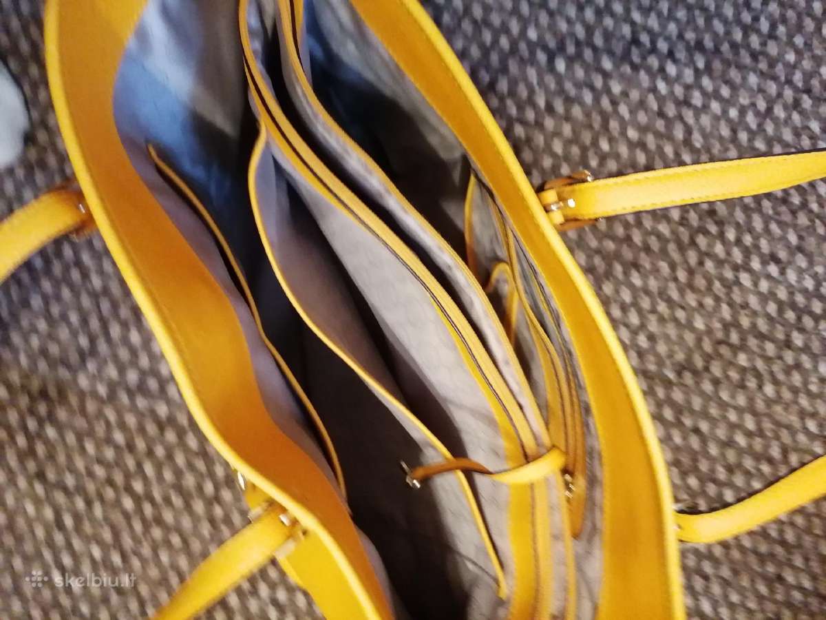 Michael Kors geltonos spalvos tašė - nuotraukos Nr. 5