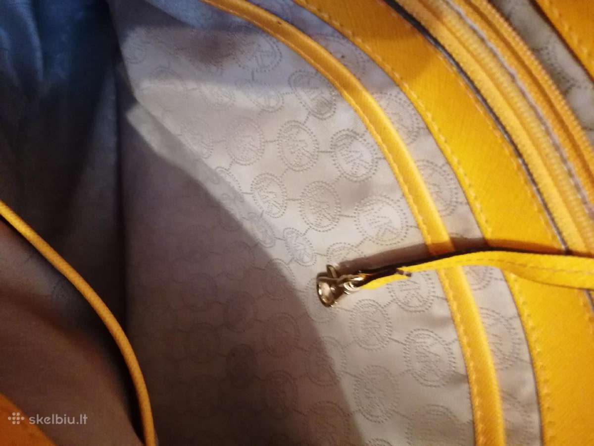 Michael Kors geltonos spalvos tašė - nuotraukos Nr. 6