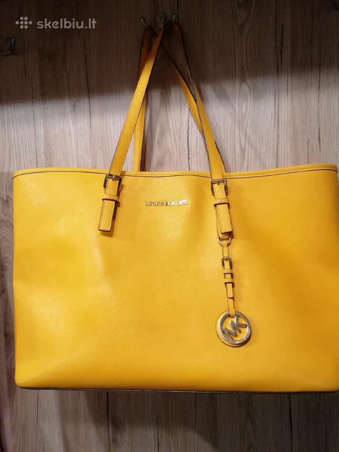 Michael Kors geltonos spalvos tašė - nuotraukos Nr. 7