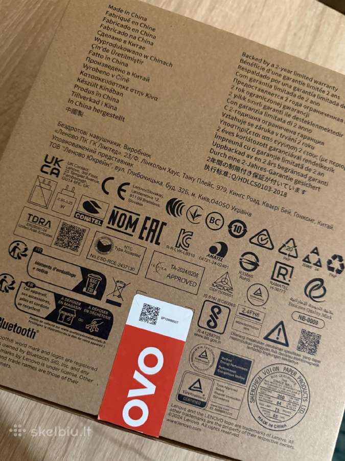 Lenovo bevielės Voip ausinės - nuotraukos Nr. 4