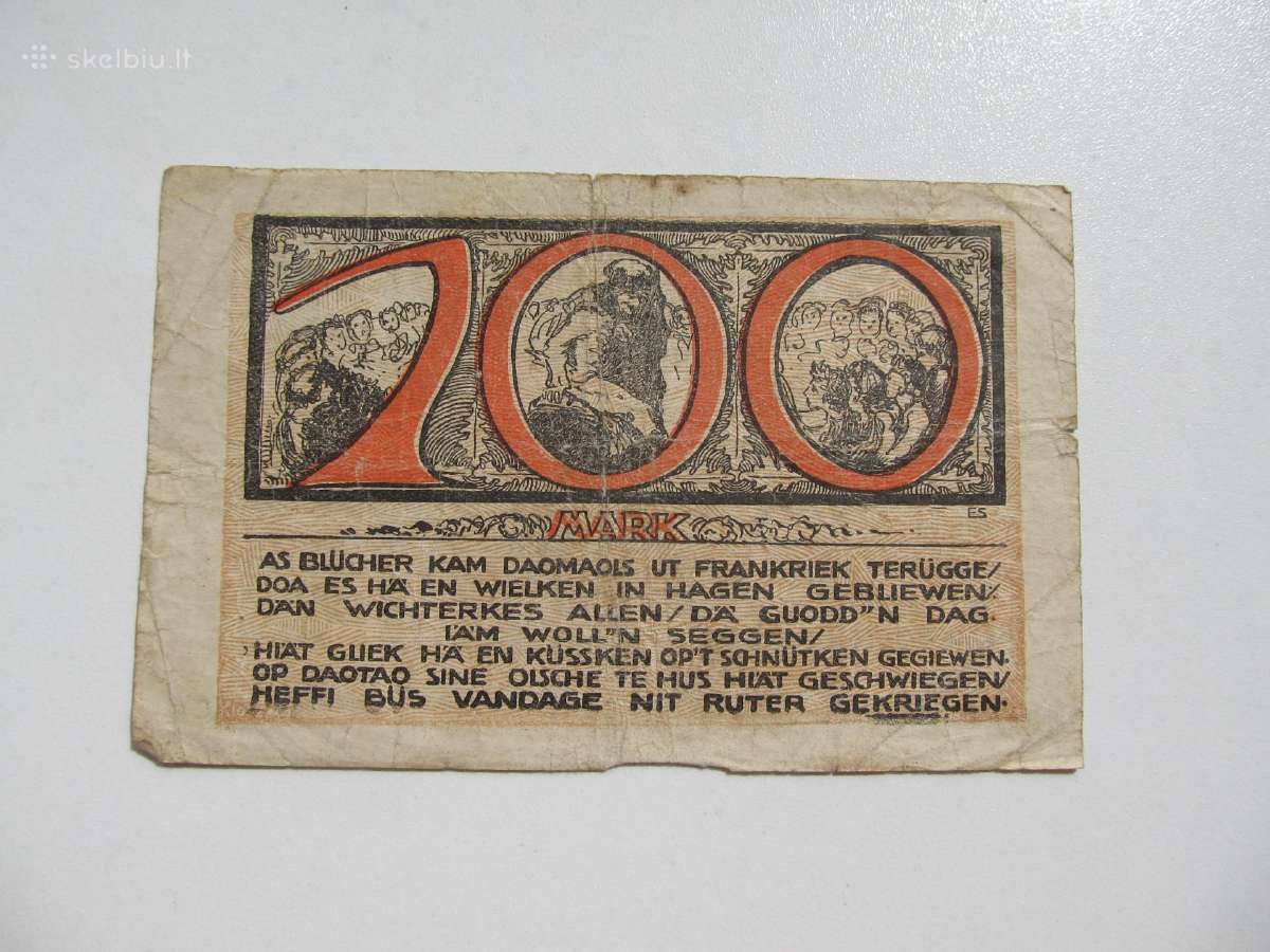 100 markiu , Hagen Vokietija , 1922