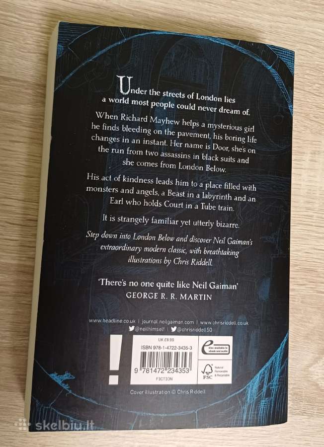 Neil Gaiman Neverwhere - nuotraukos Nr. 2