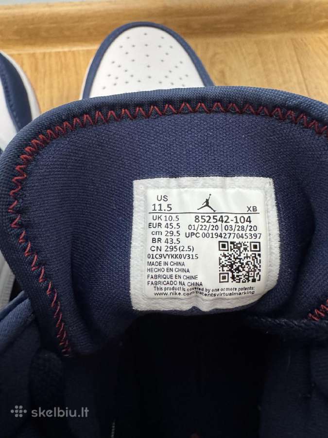 Air Jordan 1 Mid Se Usa Olympic - nuotraukos Nr. 10