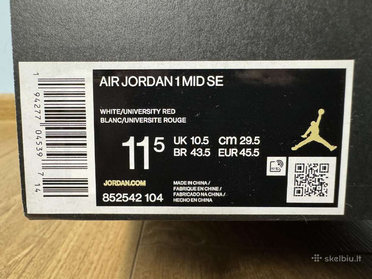 Air Jordan 1 Mid Se Usa Olympic - nuotraukos Nr. 15