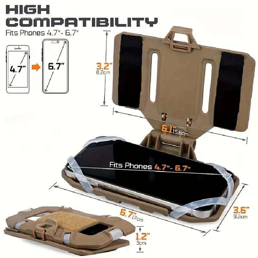 Taktinis Atverčiamas Molle dėklas - Telefonui - nuotraukos Nr. 2